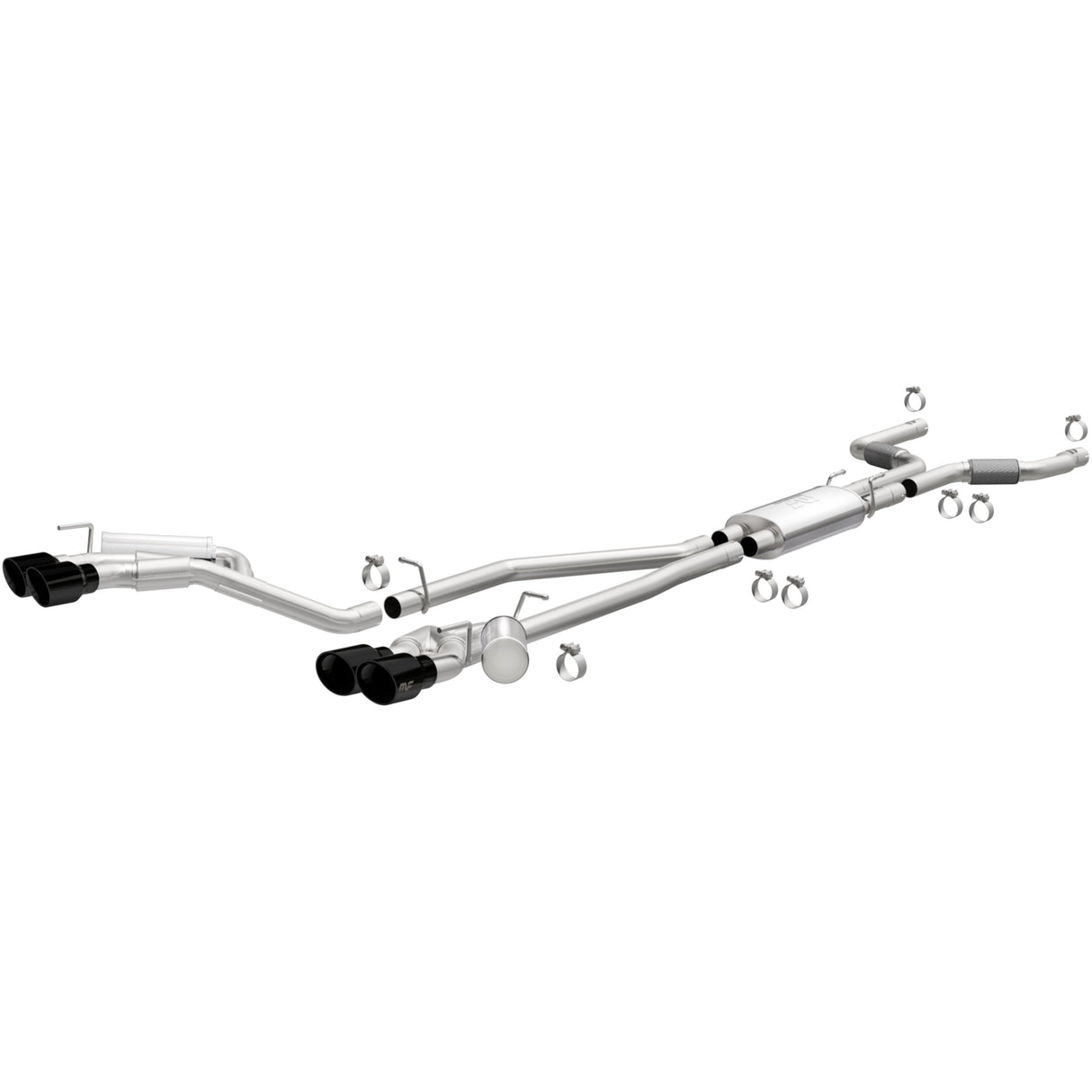 Street Series Black Chrome Cat-Back System MagnaFlow Exhaust Products Exhaust System Kit  AXOPROS