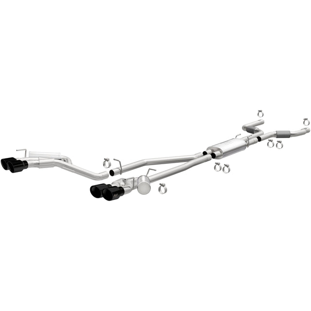 Street Series Black Chrome Cat-Back System MagnaFlow Exhaust Products Exhaust System Kit  AXOPROS
