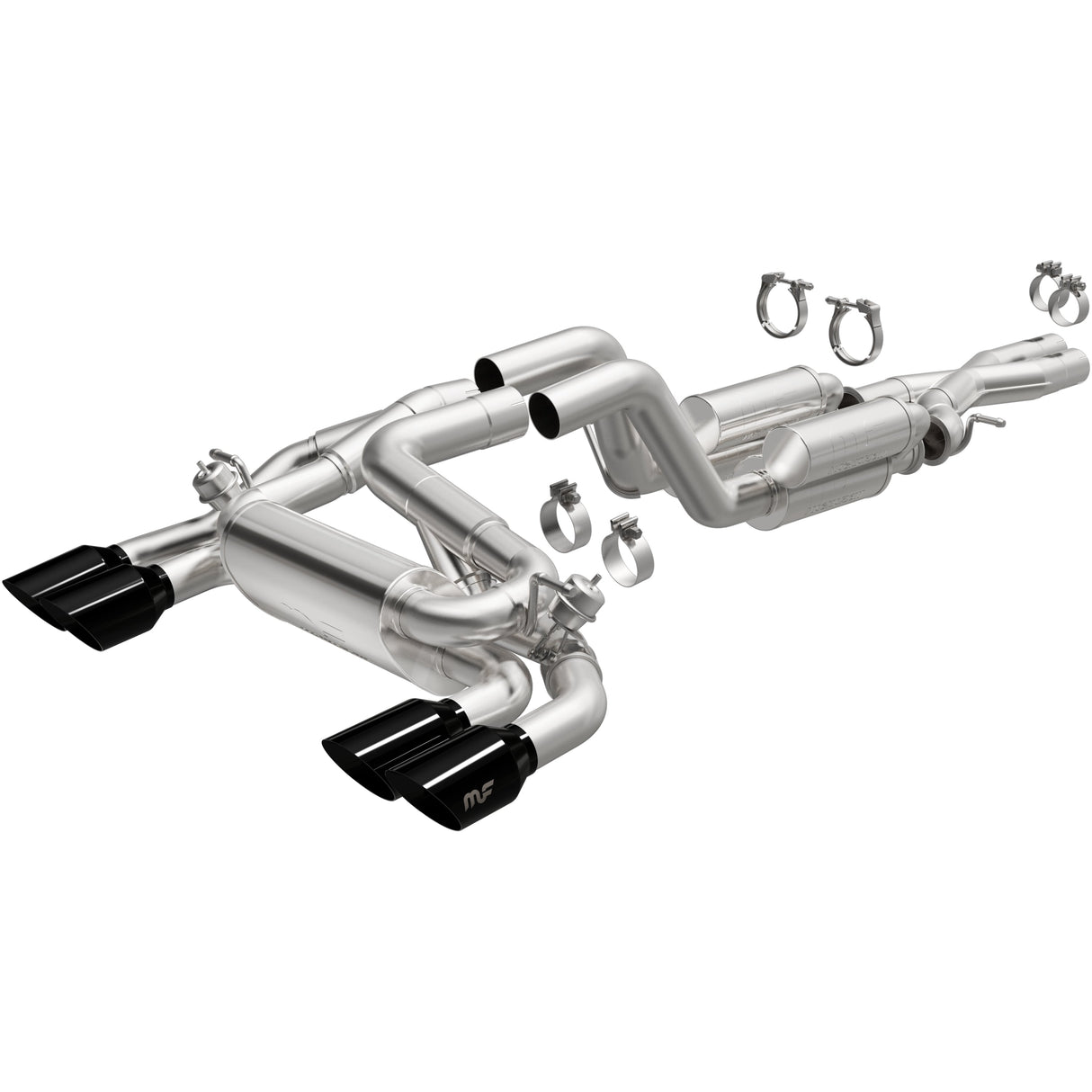 Street Series Black Chrome Cat-Back System MagnaFlow Exhaust Products Exhaust System Kit  AXOPROS