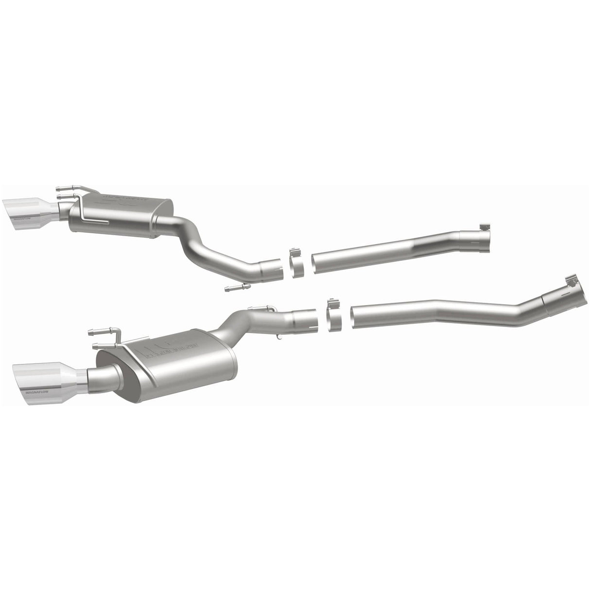 Street Series Stainless Axle-Back System MagnaFlow Exhaust Products Exhaust System Kit  AXOPROS