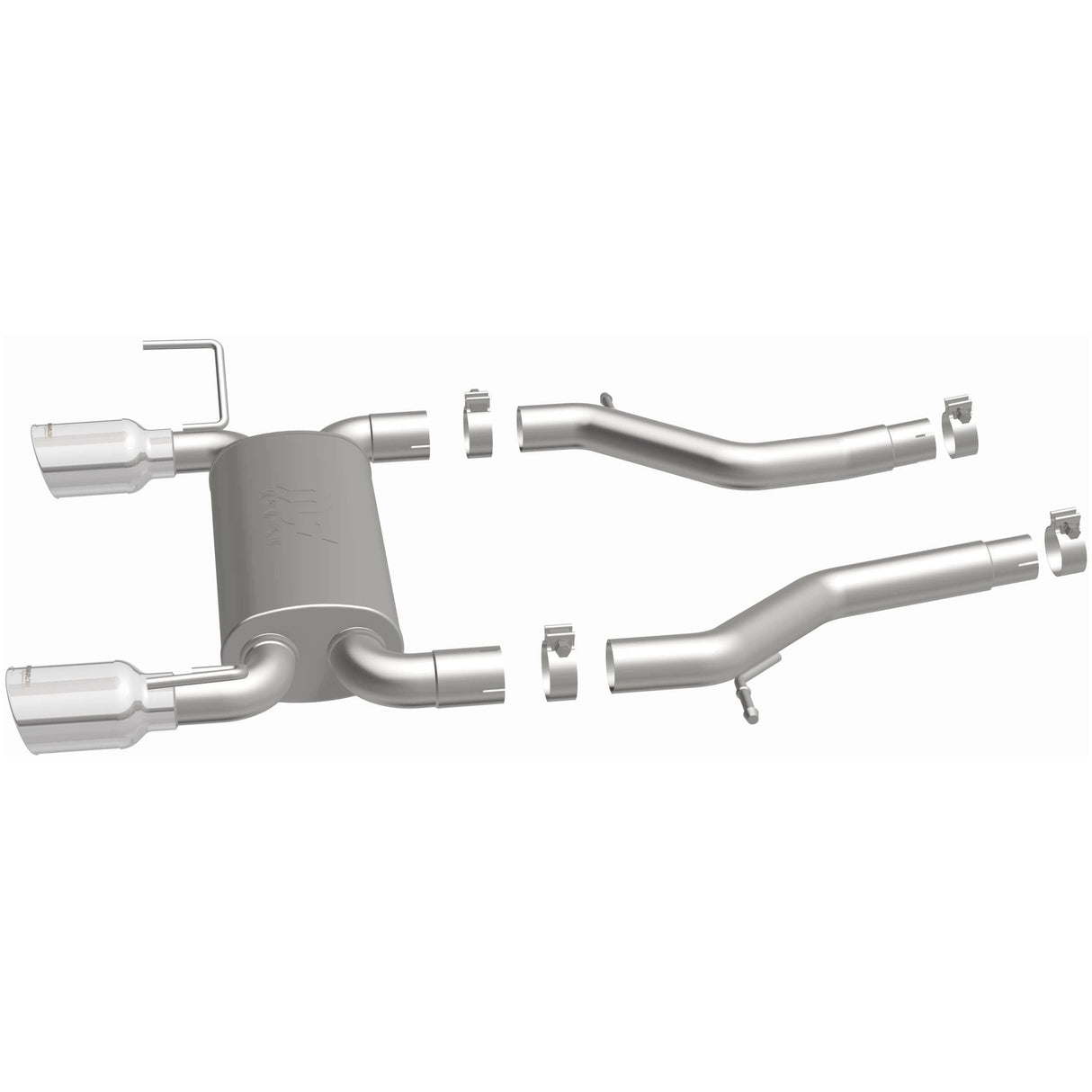Street Series Stainless Axle-Back System MagnaFlow Exhaust Products Exhaust System Kit  AXOPROS