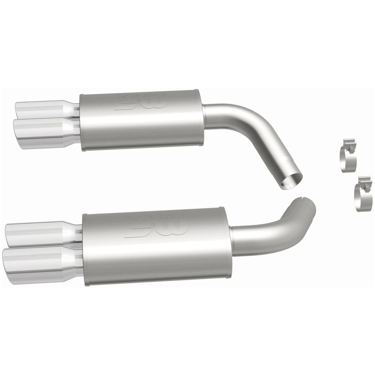 Street Series Stainless Axle-Back System MagnaFlow Exhaust Products Exhaust System Kit  AXOPROS
