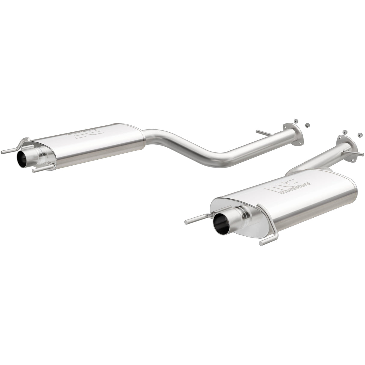 Street Series Stainless Axle-Back System MagnaFlow Exhaust Products Exhaust System Kit  AXOPROS