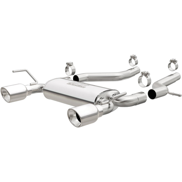 Street Series Stainless Axle-Back System MagnaFlow Exhaust Products Exhaust System Kit  AXOPROS