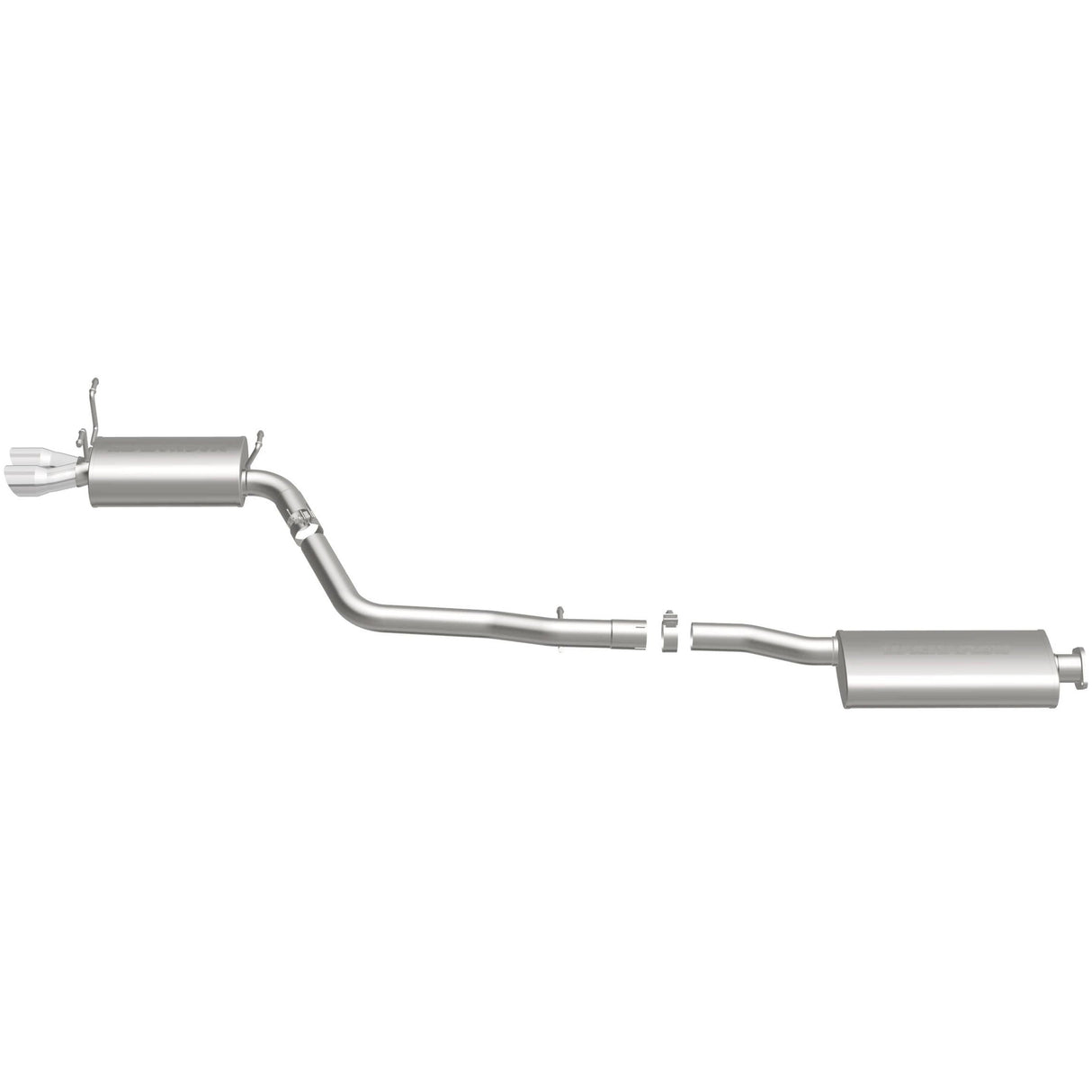 Street Series Stainless Cat-Back System MagnaFlow Exhaust Products Exhaust System Kit  AXOPROS