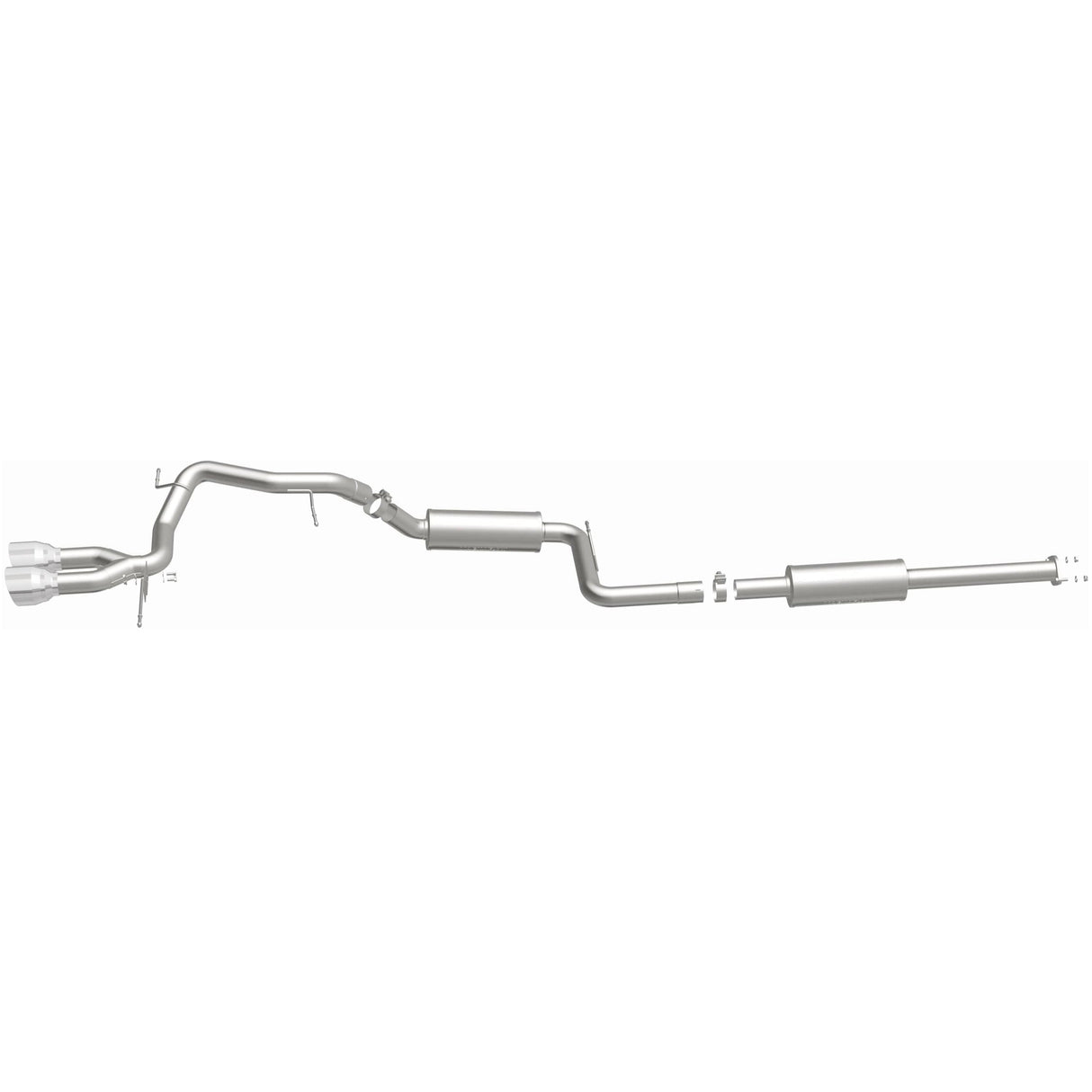 Street Series Stainless Cat-Back System MagnaFlow Exhaust Products Exhaust System Kit  AXOPROS