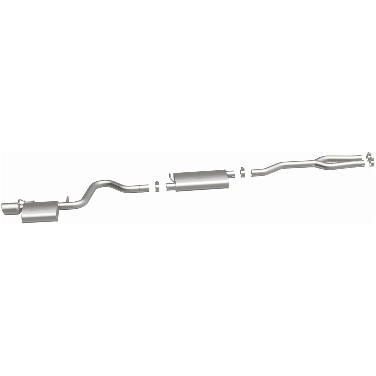 Street Series Stainless Cat-Back System MagnaFlow Exhaust Products Exhaust System Kit  AXOPROS