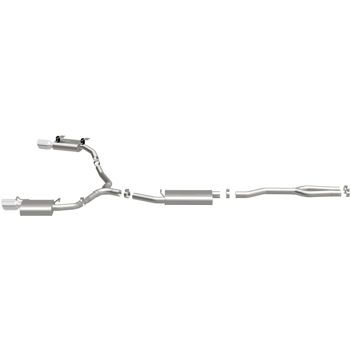 Street Series Stainless Cat-Back System MagnaFlow Exhaust Products Exhaust System Kit  AXOPROS