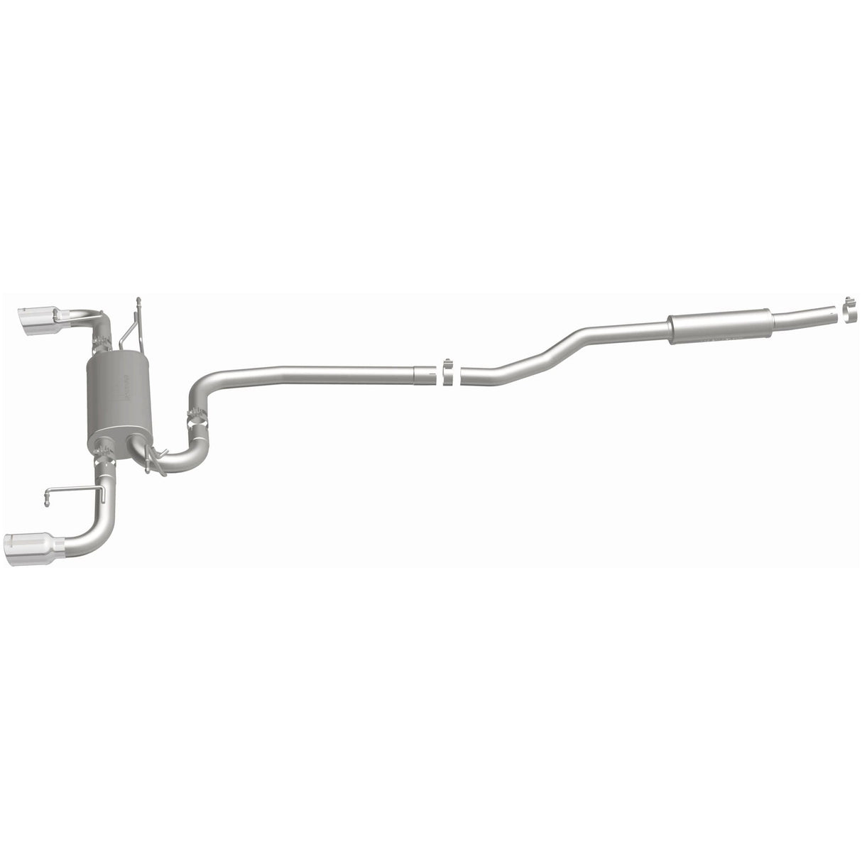 Street Series Stainless Cat-Back System MagnaFlow Exhaust Products Exhaust System Kit  AXOPROS