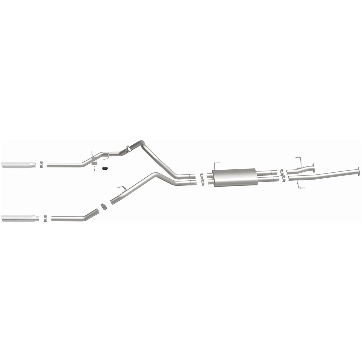 Street Series Stainless Cat-Back System MagnaFlow Exhaust Products Exhaust System Kit  AXOPROS