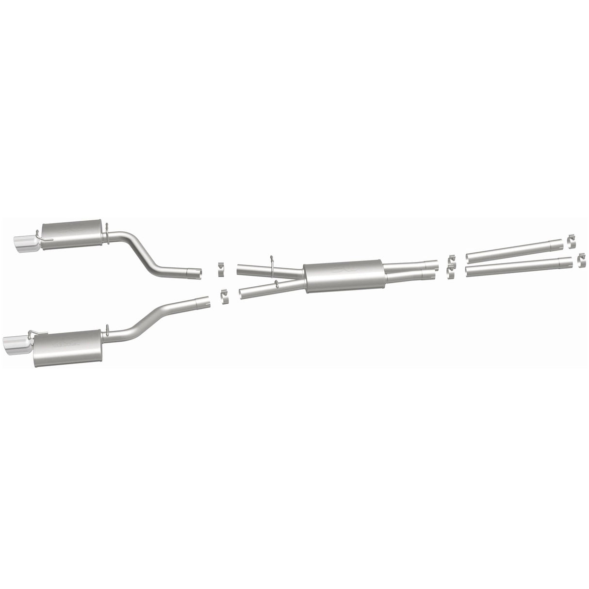 Street Series Stainless Cat-Back System MagnaFlow Exhaust Products Exhaust System Kit  AXOPROS