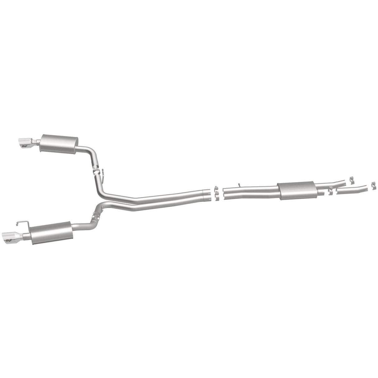 Street Series Stainless Cat-Back System MagnaFlow Exhaust Products Exhaust System Kit  AXOPROS