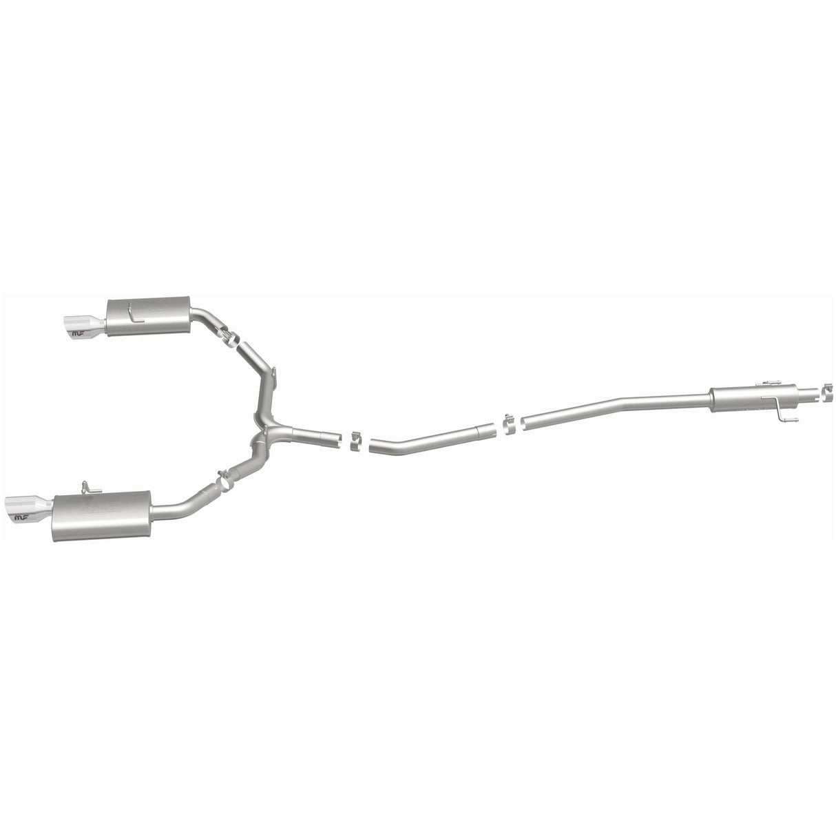 Street Series Stainless Cat-Back System MagnaFlow Exhaust Products Exhaust System Kit  AXOPROS