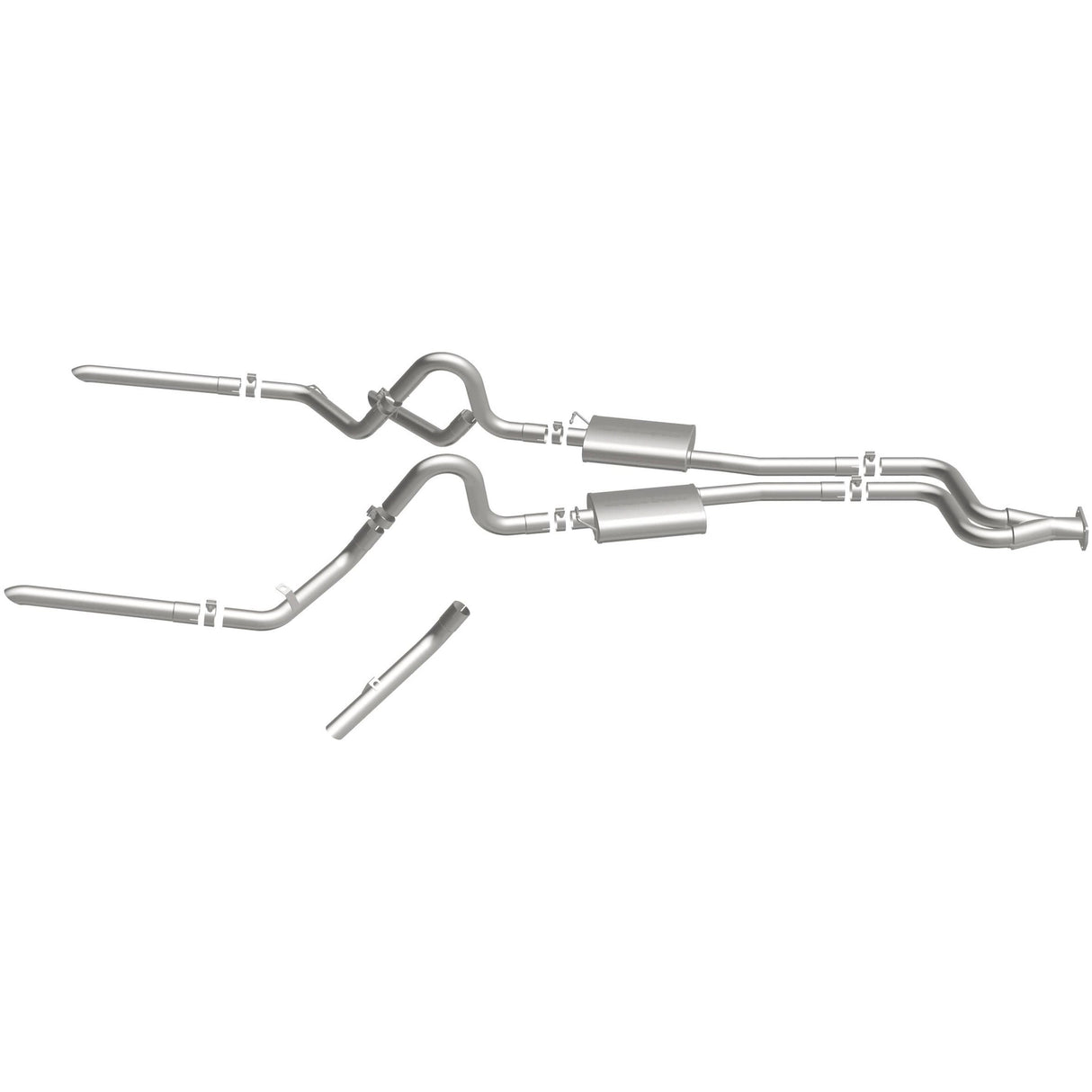 Street Series Stainless Cat-Back System MagnaFlow Exhaust Products Exhaust System Kit  AXOPROS