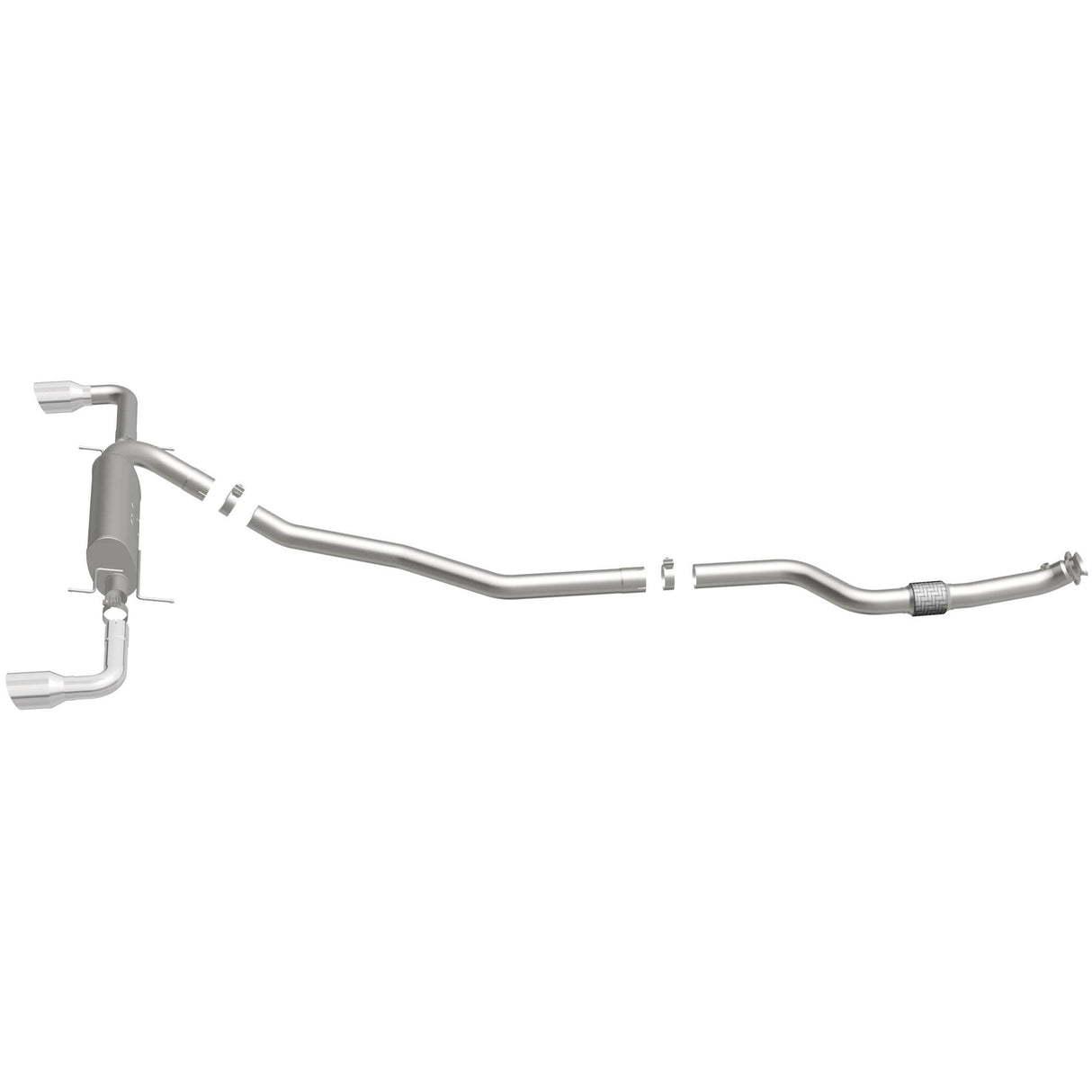 Street Series Stainless Cat-Back System MagnaFlow Exhaust Products Exhaust System Kit  AXOPROS