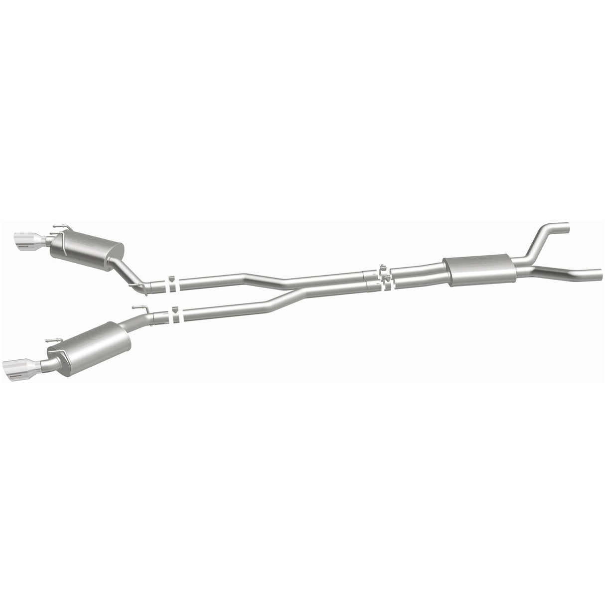 Street Series Stainless Cat-Back System MagnaFlow Exhaust Products Exhaust System Kit  AXOPROS