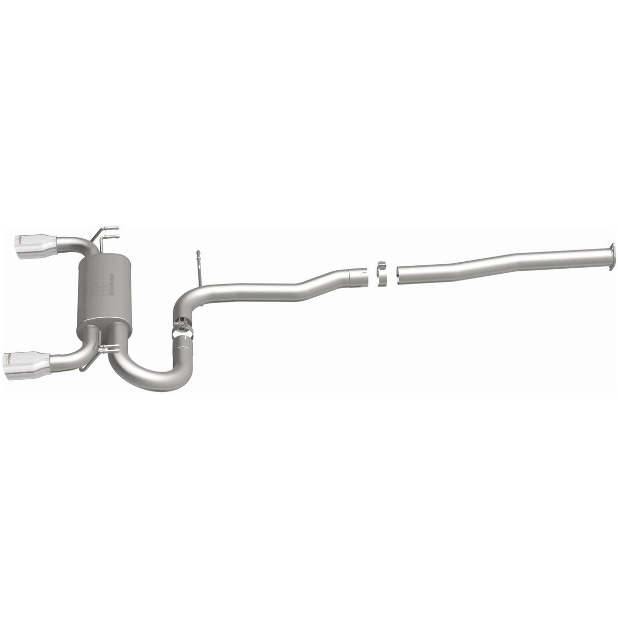 Street Series Stainless Cat-Back System MagnaFlow Exhaust Products Exhaust System Kit  AXOPROS