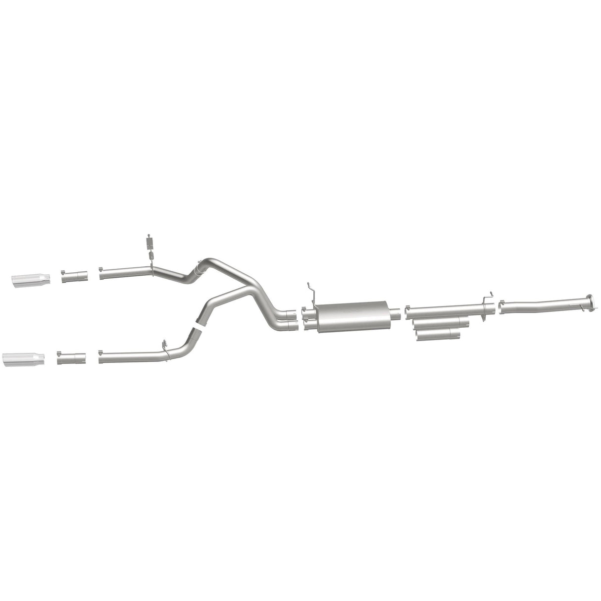 Street Series Stainless Cat-Back System MagnaFlow Exhaust Products Exhaust System Kit  AXOPROS
