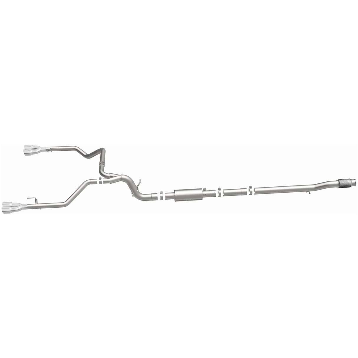 Street Series Stainless Cat-Back System MagnaFlow Exhaust Products Exhaust System Kit  AXOPROS