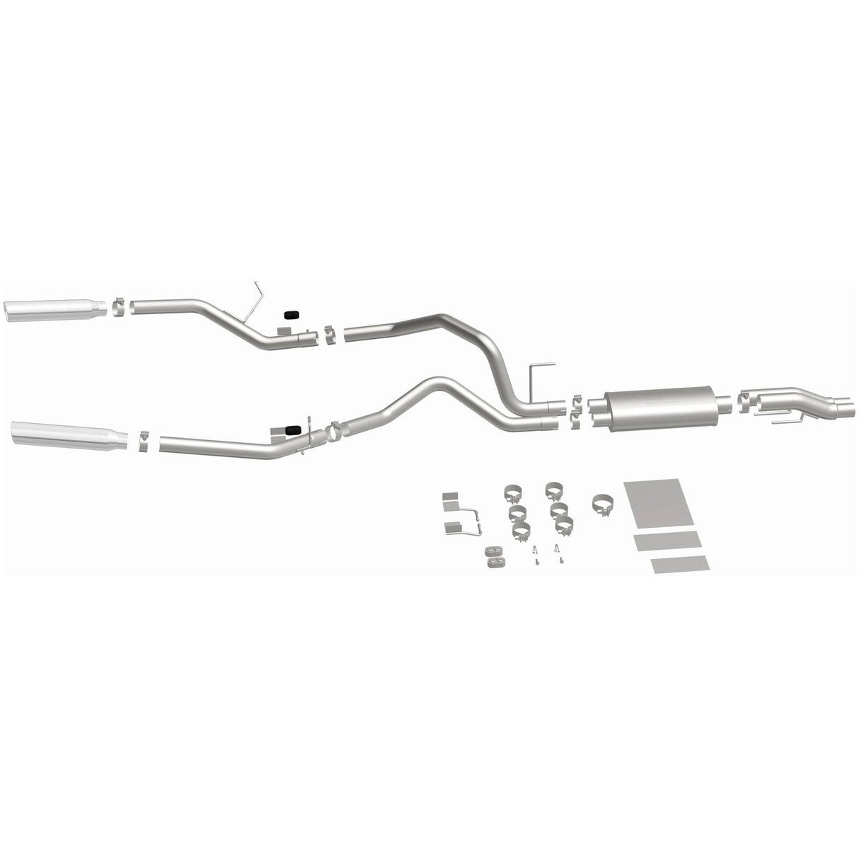 Street Series Stainless Cat-Back System MagnaFlow Exhaust Products Exhaust System Kit  AXOPROS