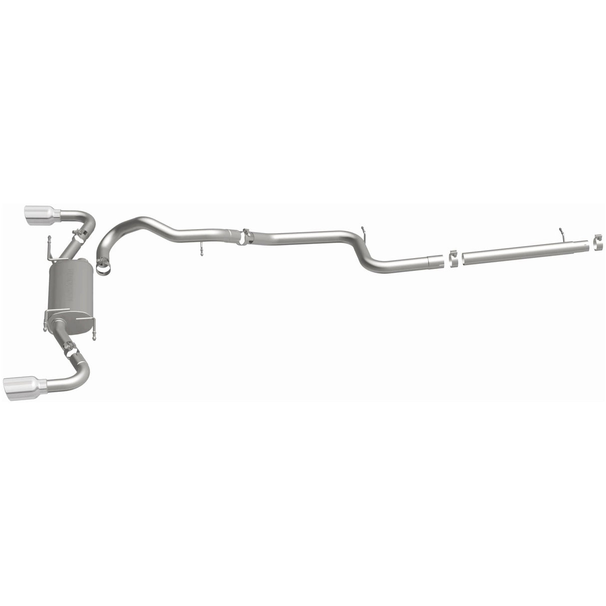 Street Series Stainless Cat-Back System MagnaFlow Exhaust Products Exhaust System Kit  AXOPROS