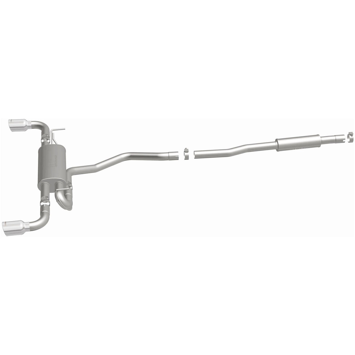 Street Series Stainless Cat-Back System MagnaFlow Exhaust Products Exhaust System Kit  AXOPROS