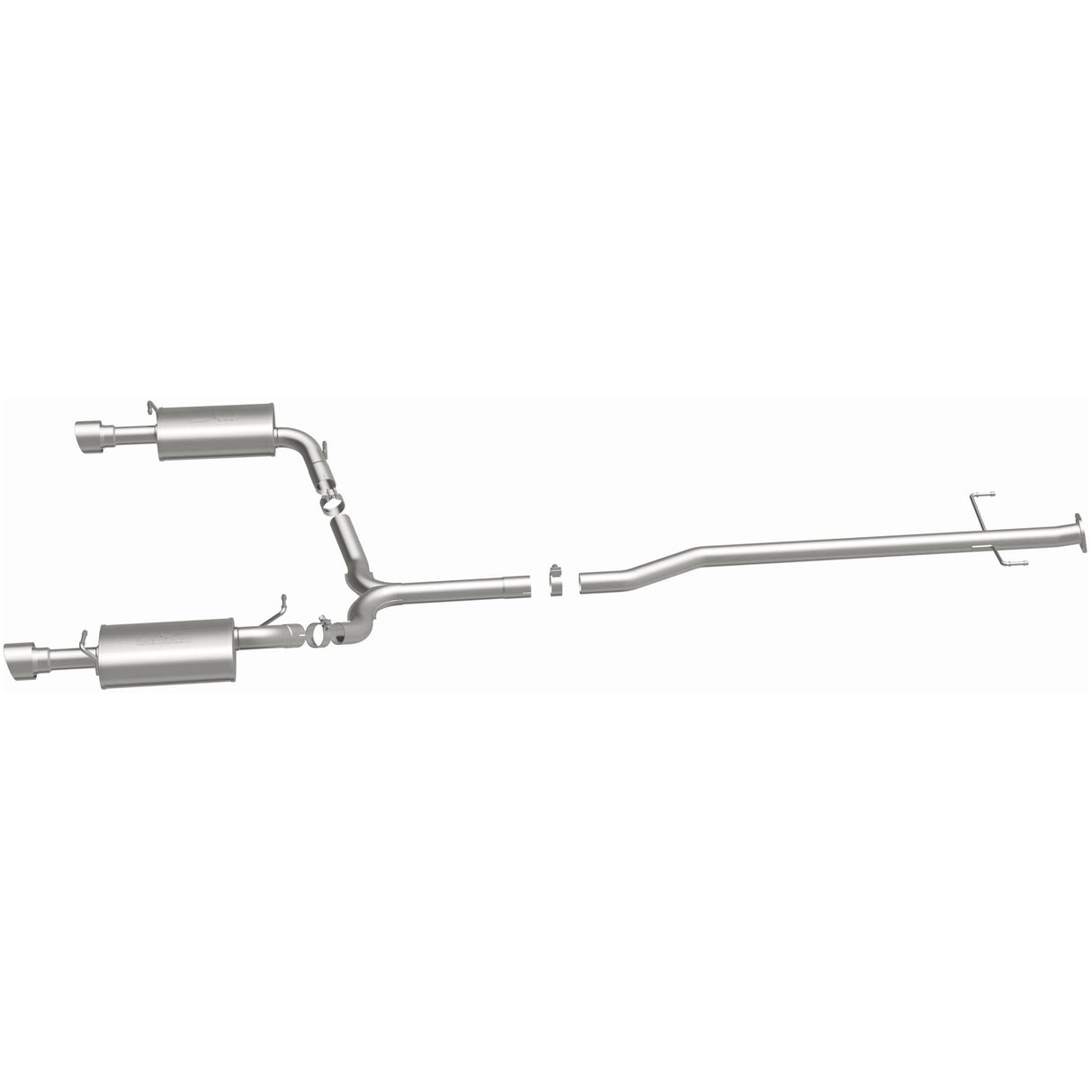 Street Series Stainless Cat-Back System MagnaFlow Exhaust Products Exhaust System Kit  AXOPROS