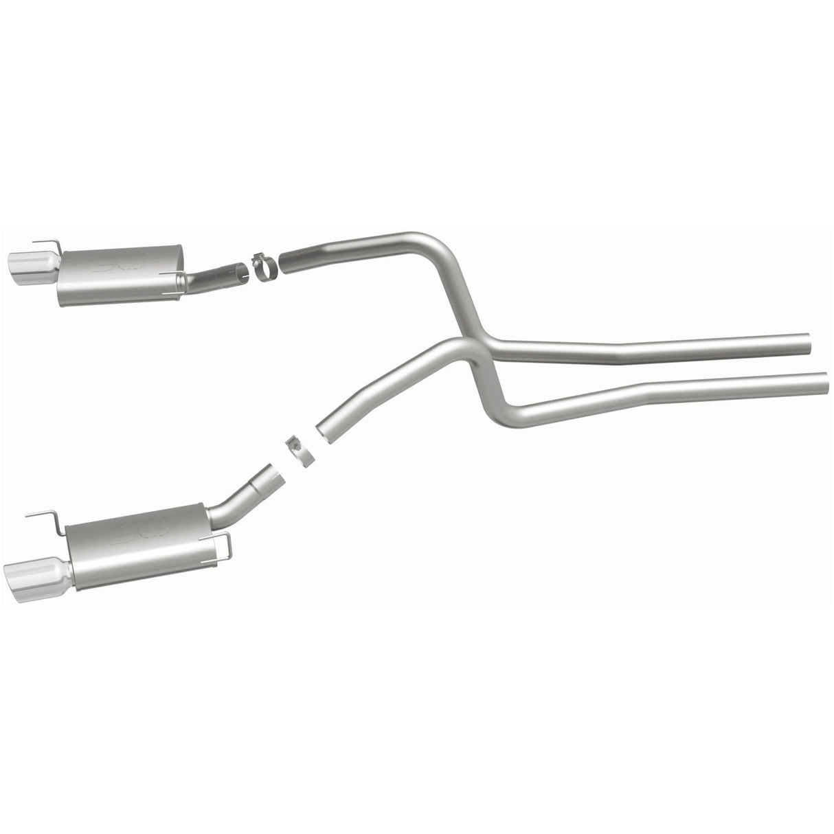 Street Series Stainless Cat-Back System MagnaFlow Exhaust Products Exhaust System Kit  AXOPROS