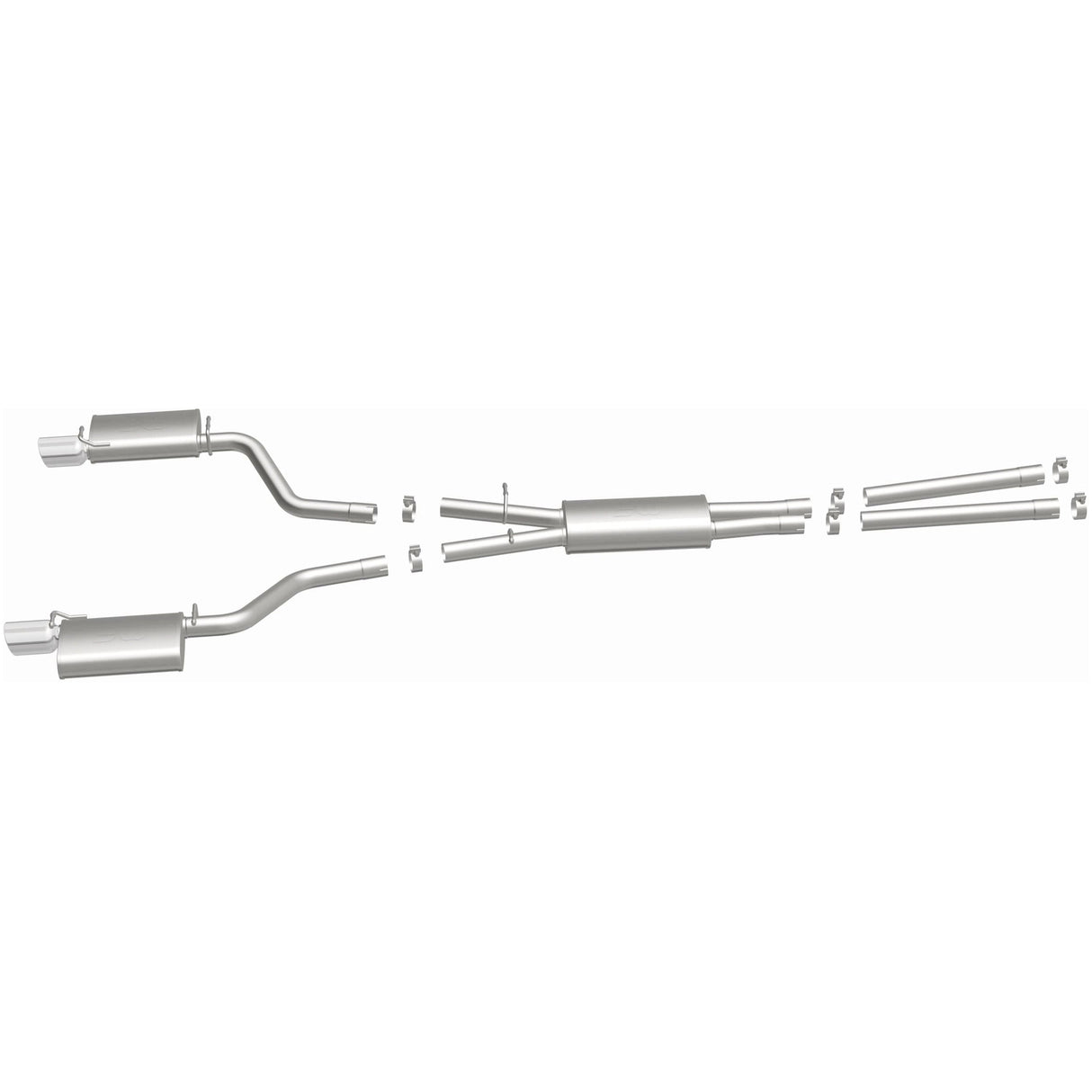 Street Series Stainless Cat-Back System MagnaFlow Exhaust Products Exhaust System Kit  AXOPROS