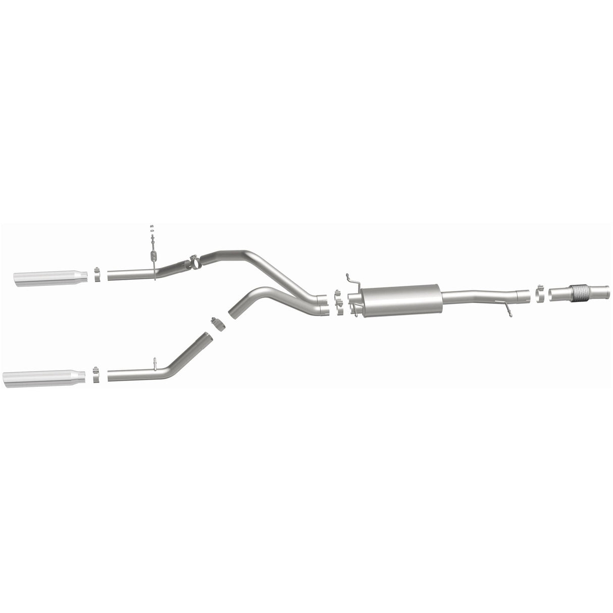 Street Series Stainless Cat-Back System MagnaFlow Exhaust Products Exhaust System Kit  AXOPROS