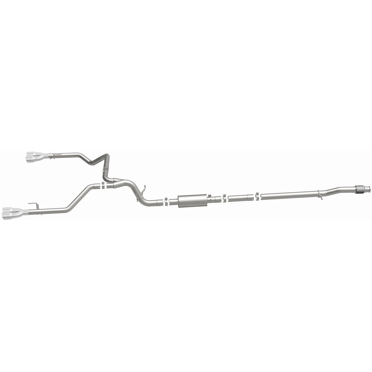 Street Series Stainless Cat-Back System MagnaFlow Exhaust Products Exhaust System Kit  AXOPROS