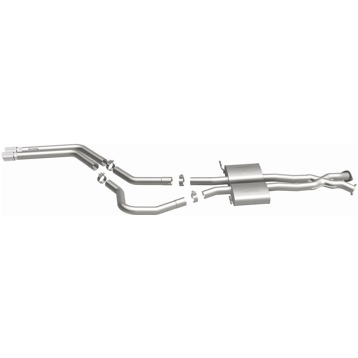 Street Series Stainless Cat-Back System MagnaFlow Exhaust Products Exhaust System Kit  AXOPROS