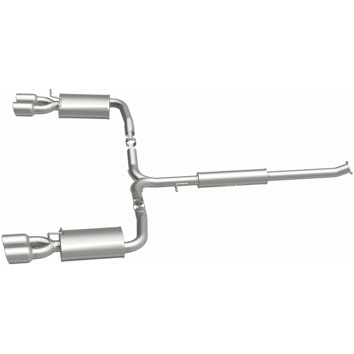 Street Series Stainless Cat-Back System MagnaFlow Exhaust Products Exhaust System Kit  AXOPROS