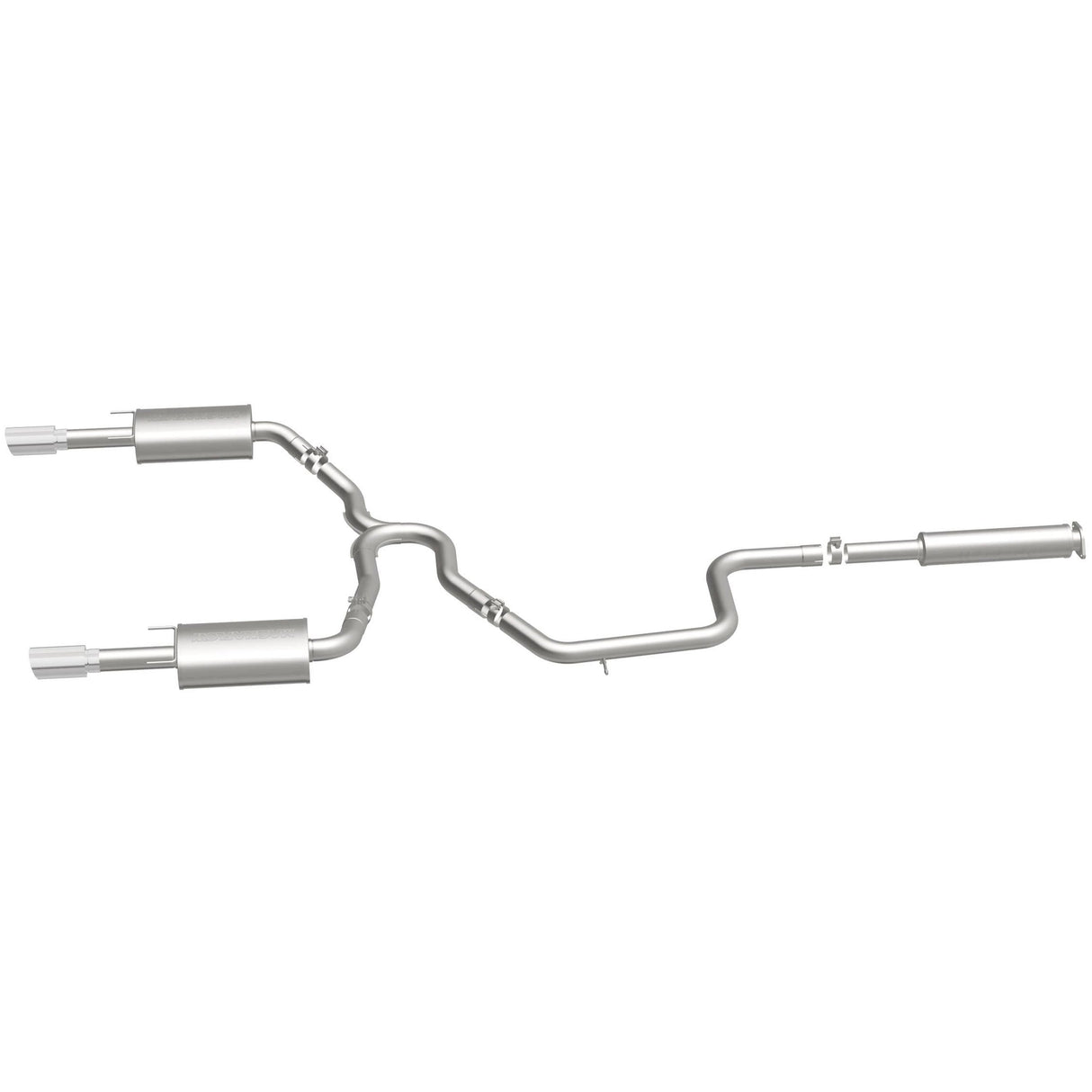 Street Series Stainless Cat-Back System MagnaFlow Exhaust Products Exhaust System Kit  AXOPROS