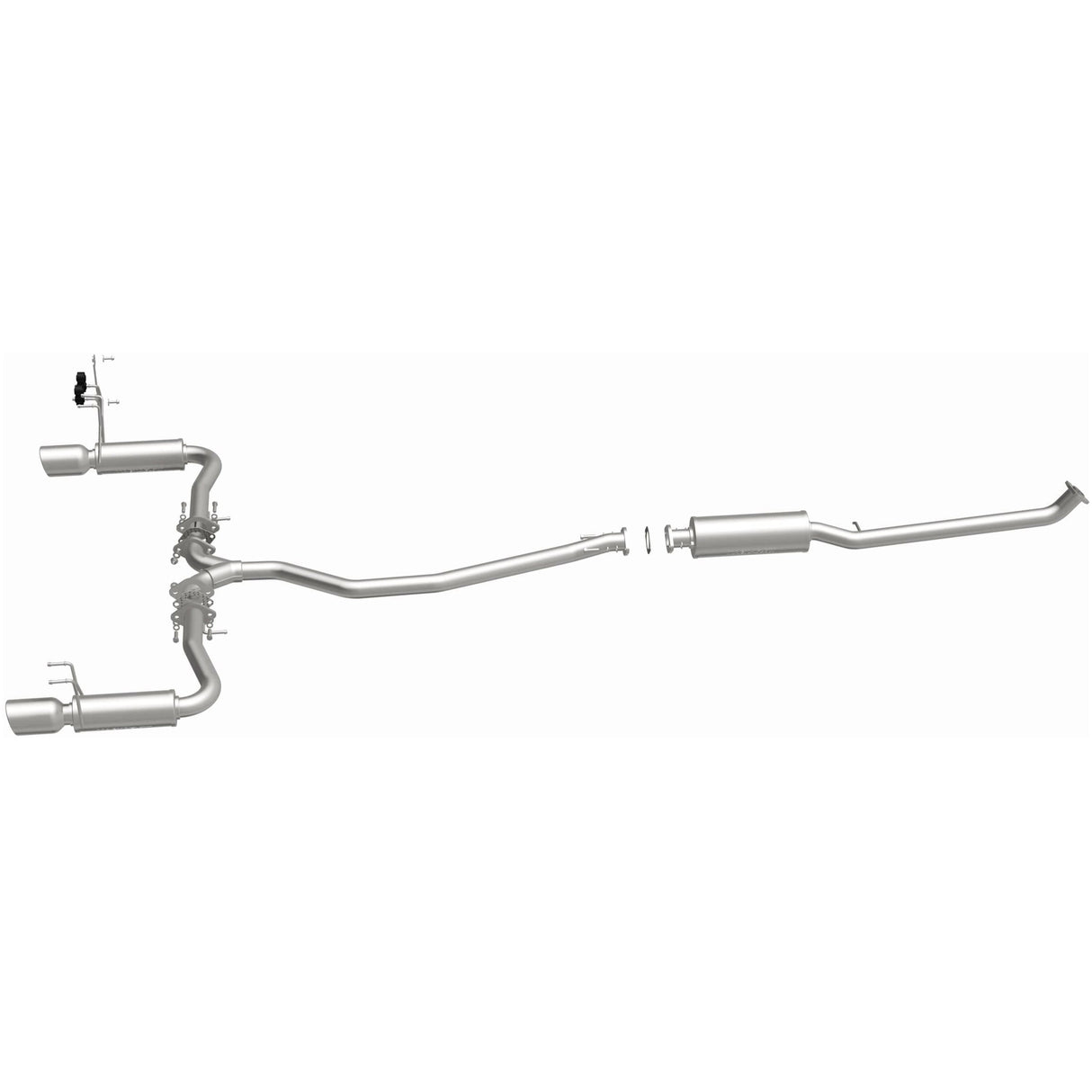 Street Series Stainless Cat-Back System MagnaFlow Exhaust Products Exhaust System Kit  AXOPROS