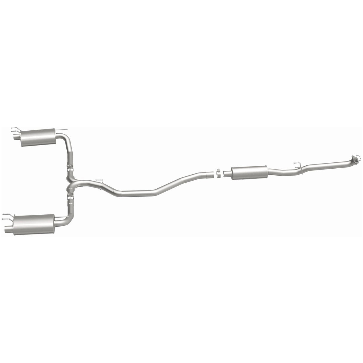 Street Series Stainless Cat-Back System MagnaFlow Exhaust Products Exhaust System Kit  AXOPROS