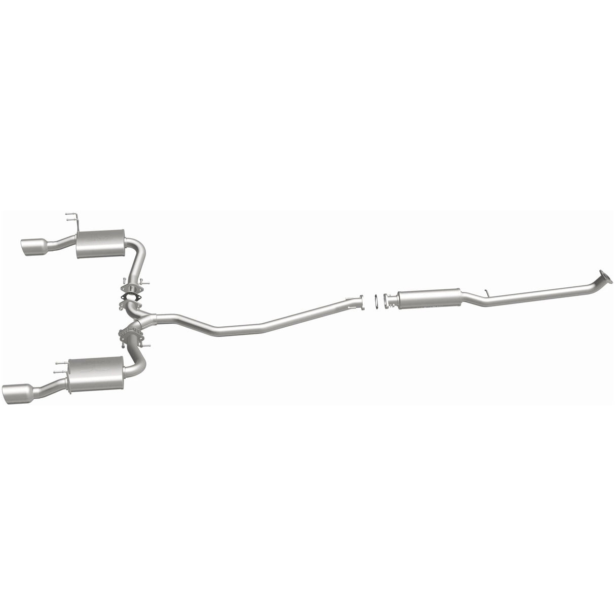 Street Series Stainless Cat-Back System MagnaFlow Exhaust Products Exhaust System Kit  AXOPROS