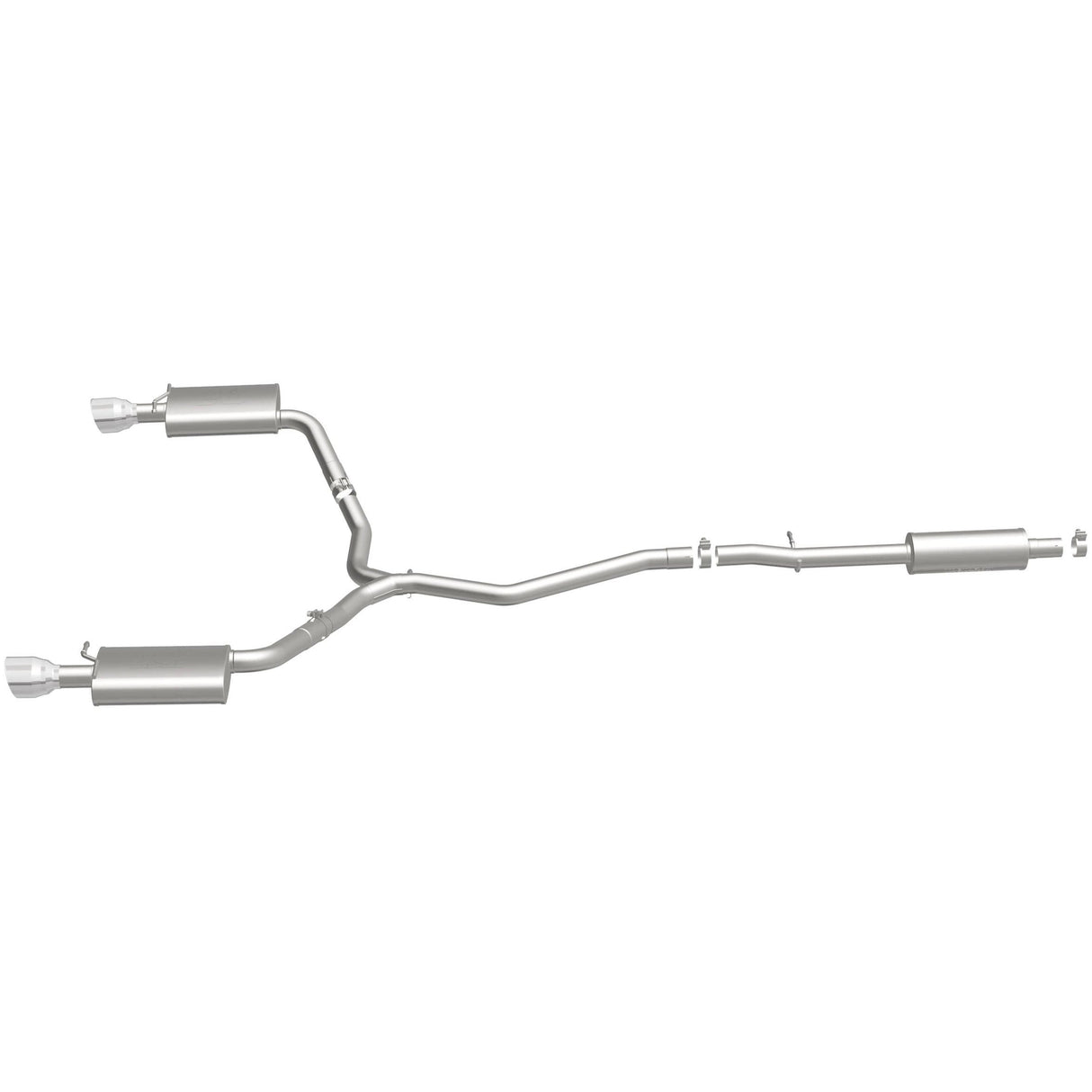 Street Series Stainless Cat-Back System MagnaFlow Exhaust Products Exhaust System Kit  AXOPROS