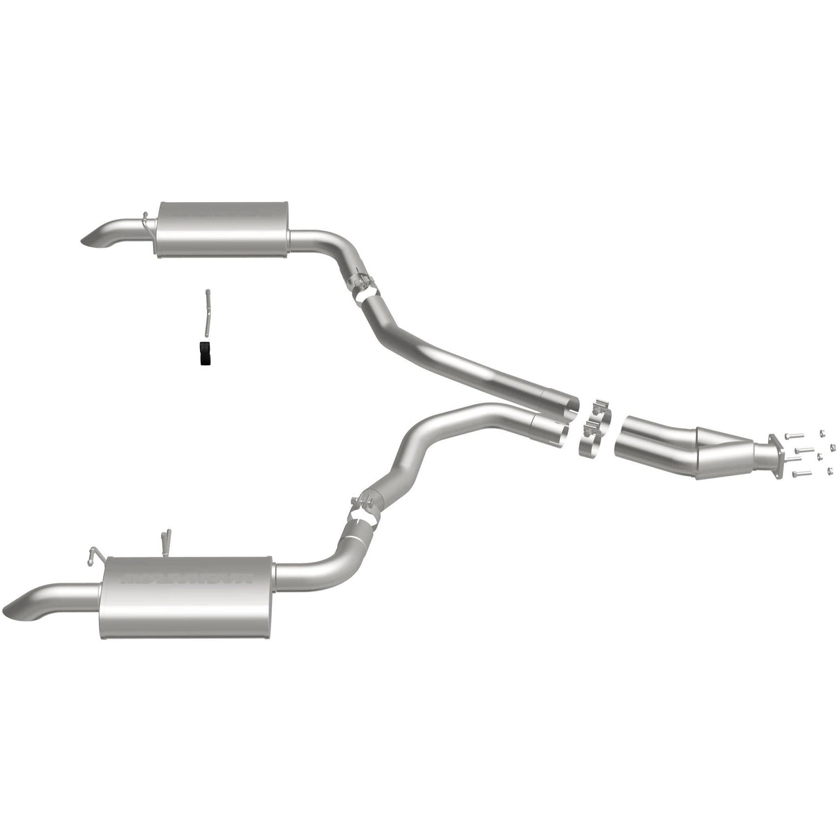 Street Series Stainless Cat-Back System MagnaFlow Exhaust Products Exhaust System Kit  AXOPROS