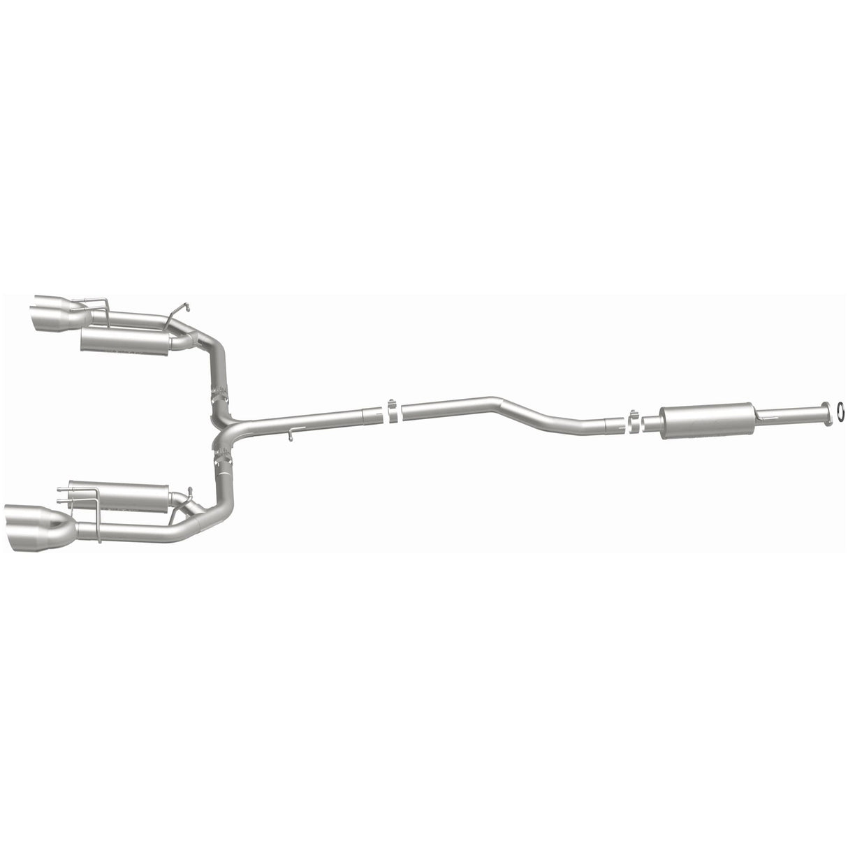 Street Series Stainless Cat-Back System MagnaFlow Exhaust Products Exhaust System Kit  AXOPROS