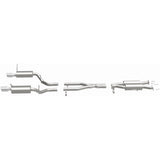 Street Series Stainless Cat-Back System MagnaFlow Exhaust Products Exhaust System Kit  AXOPROS