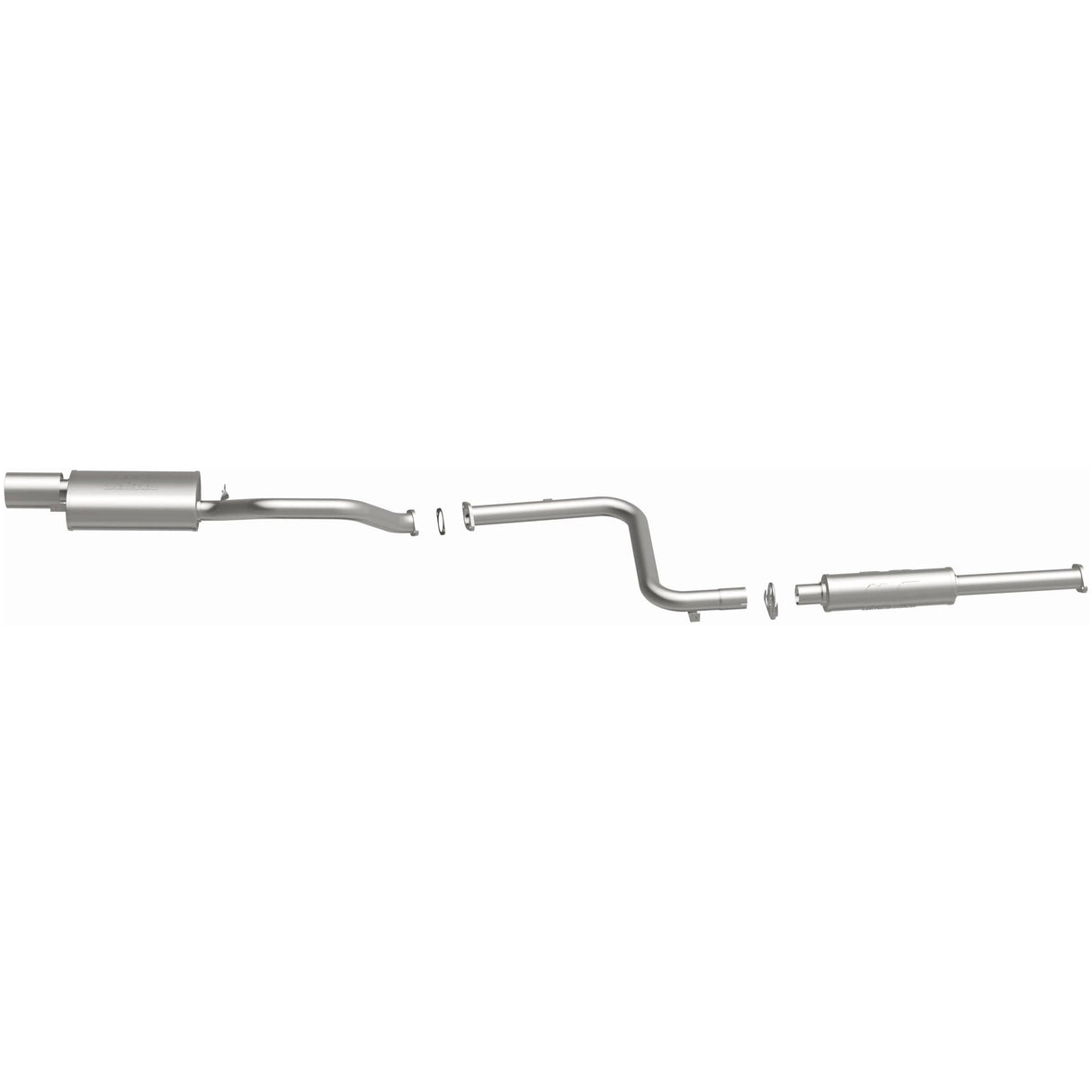 Street Series Stainless Cat-Back System MagnaFlow Exhaust Products Exhaust System Kit  AXOPROS