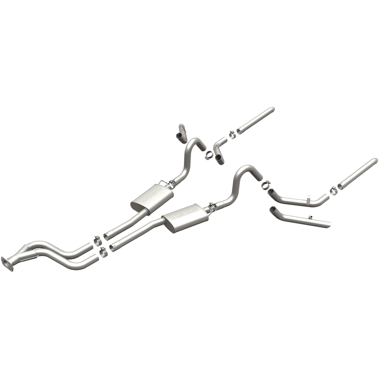 Street Series Stainless Cat-Back System MagnaFlow Exhaust Products Exhaust System Kit  AXOPROS