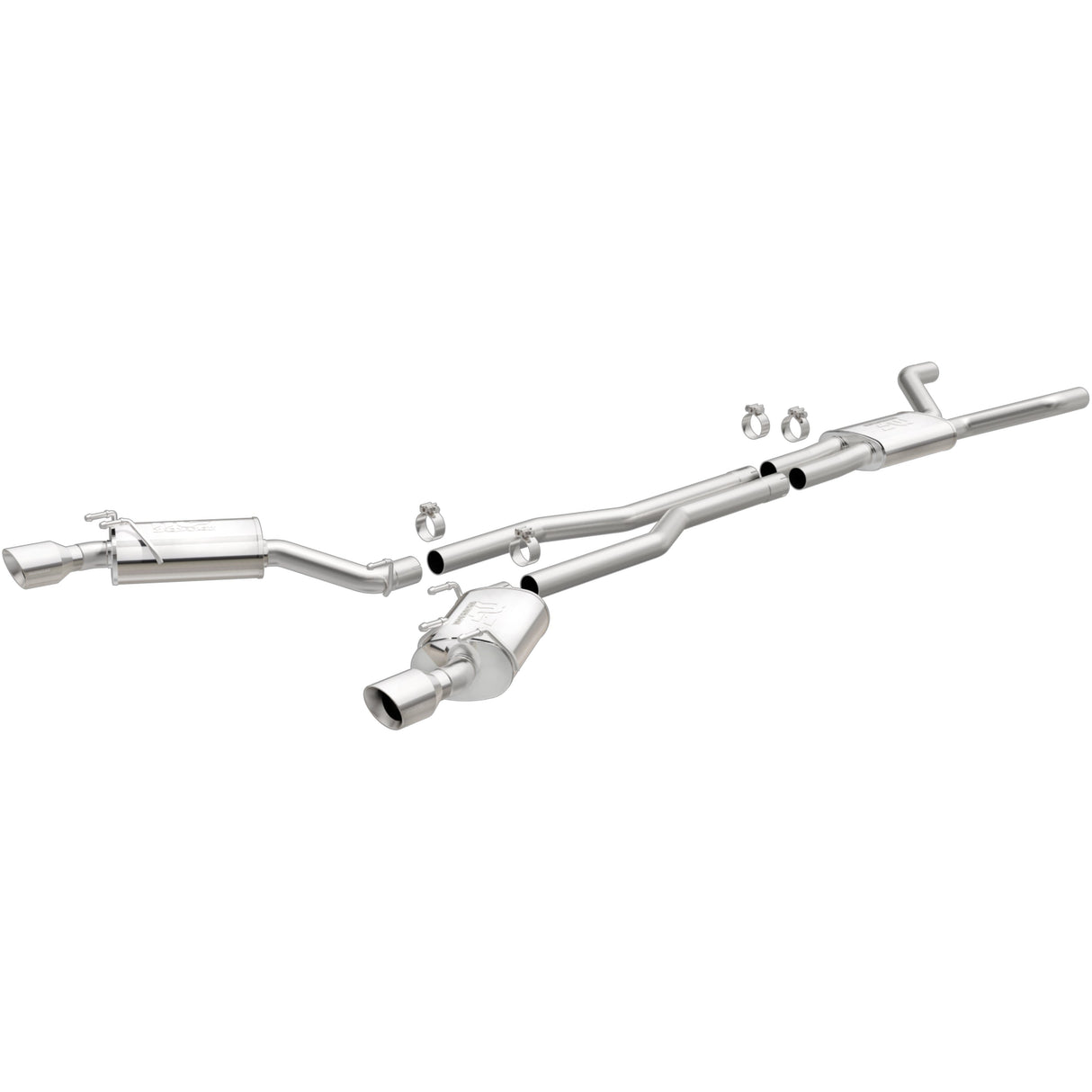 Street Series Stainless Cat-Back System MagnaFlow Exhaust Products Exhaust System Kit  AXOPROS