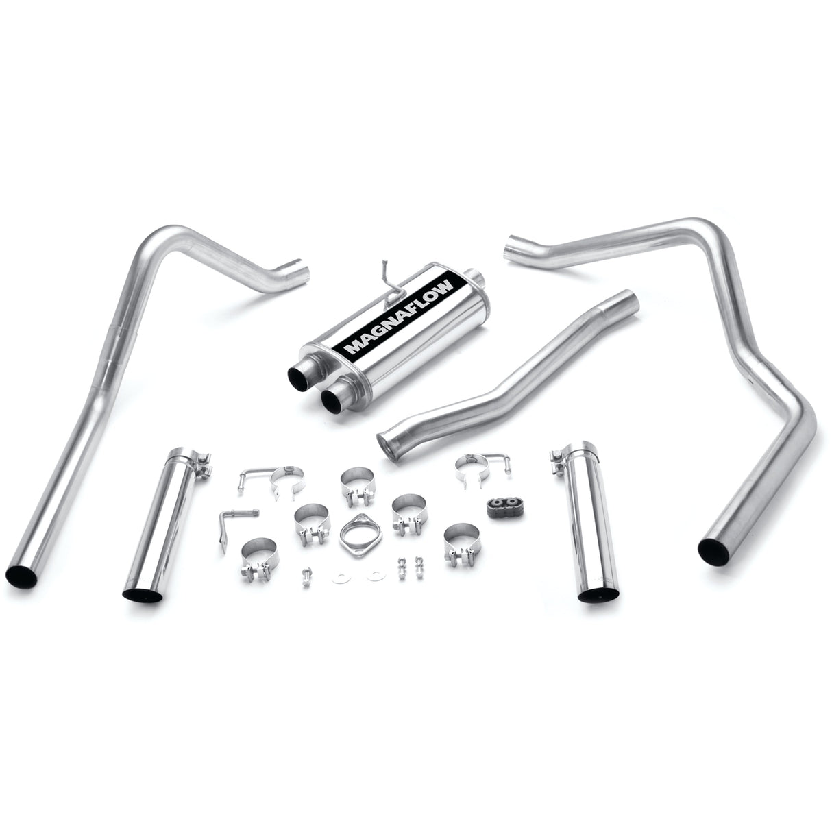 Street Series Stainless Cat-Back System MagnaFlow Exhaust Products Exhaust System Kit  AXOPROS