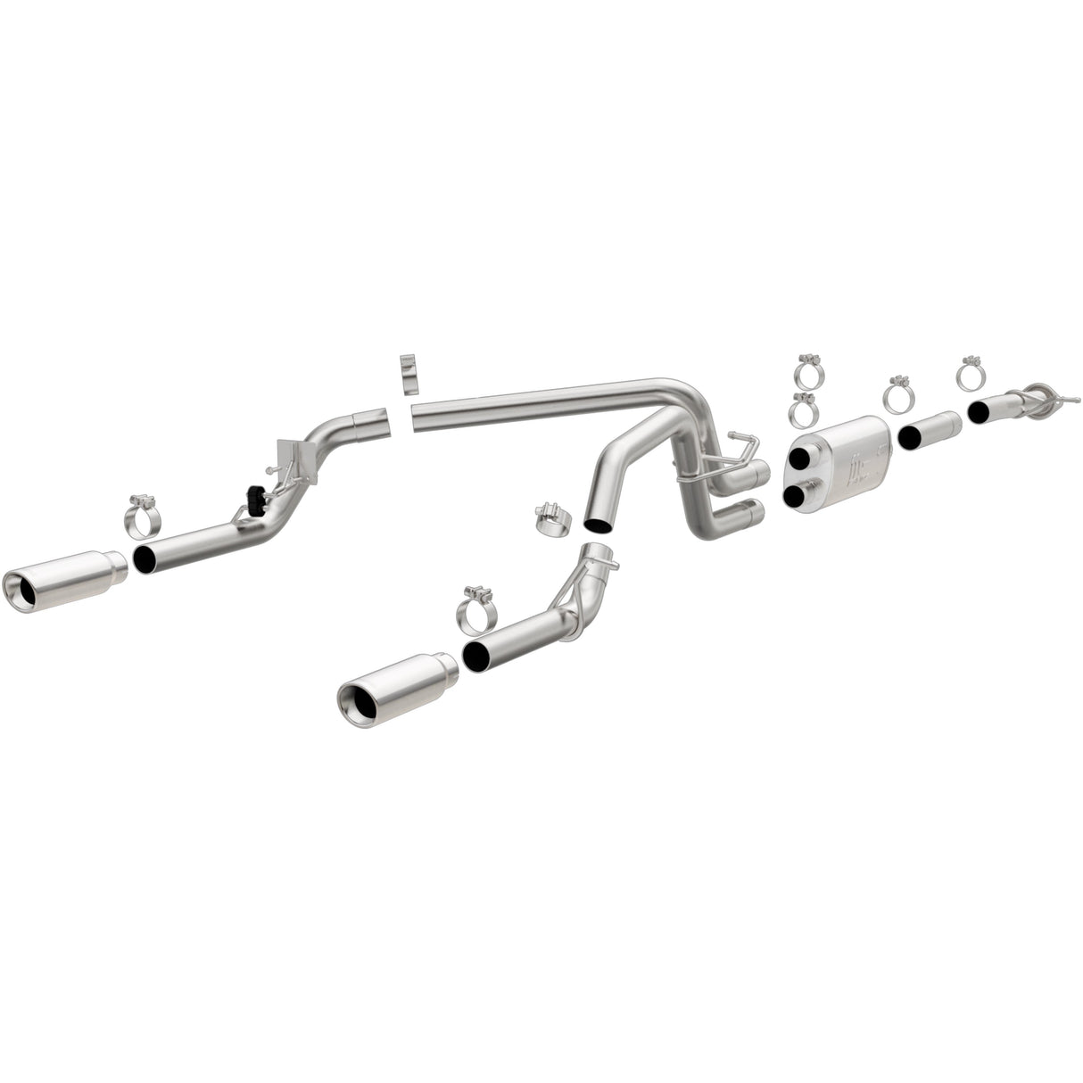 Street Series Stainless Cat-Back System MagnaFlow Exhaust Products Exhaust System Kit  AXOPROS