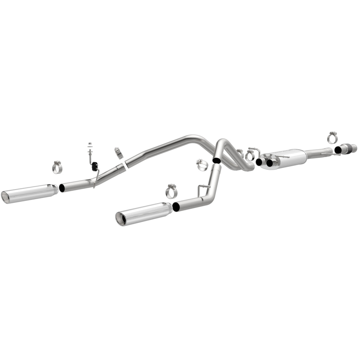 Street Series Stainless Cat-Back System MagnaFlow Exhaust Products Exhaust System Kit  AXOPROS