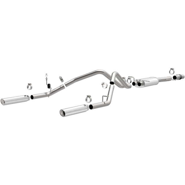 Street Series Stainless Cat-Back System MagnaFlow Exhaust Products Exhaust System Kit  AXOPROS