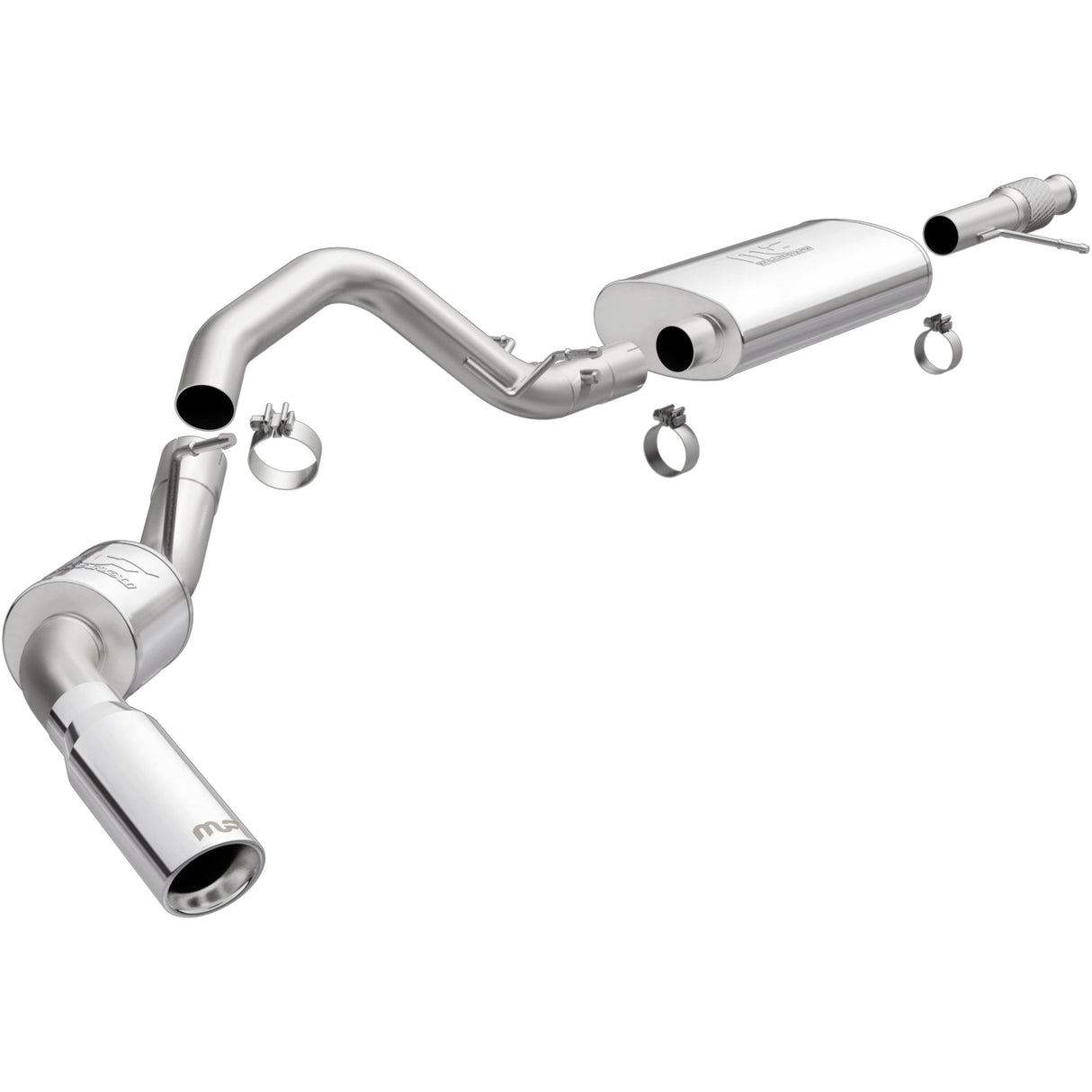 Street Series Stainless Cat-Back System MagnaFlow Exhaust Products Exhaust System Kit  AXOPROS