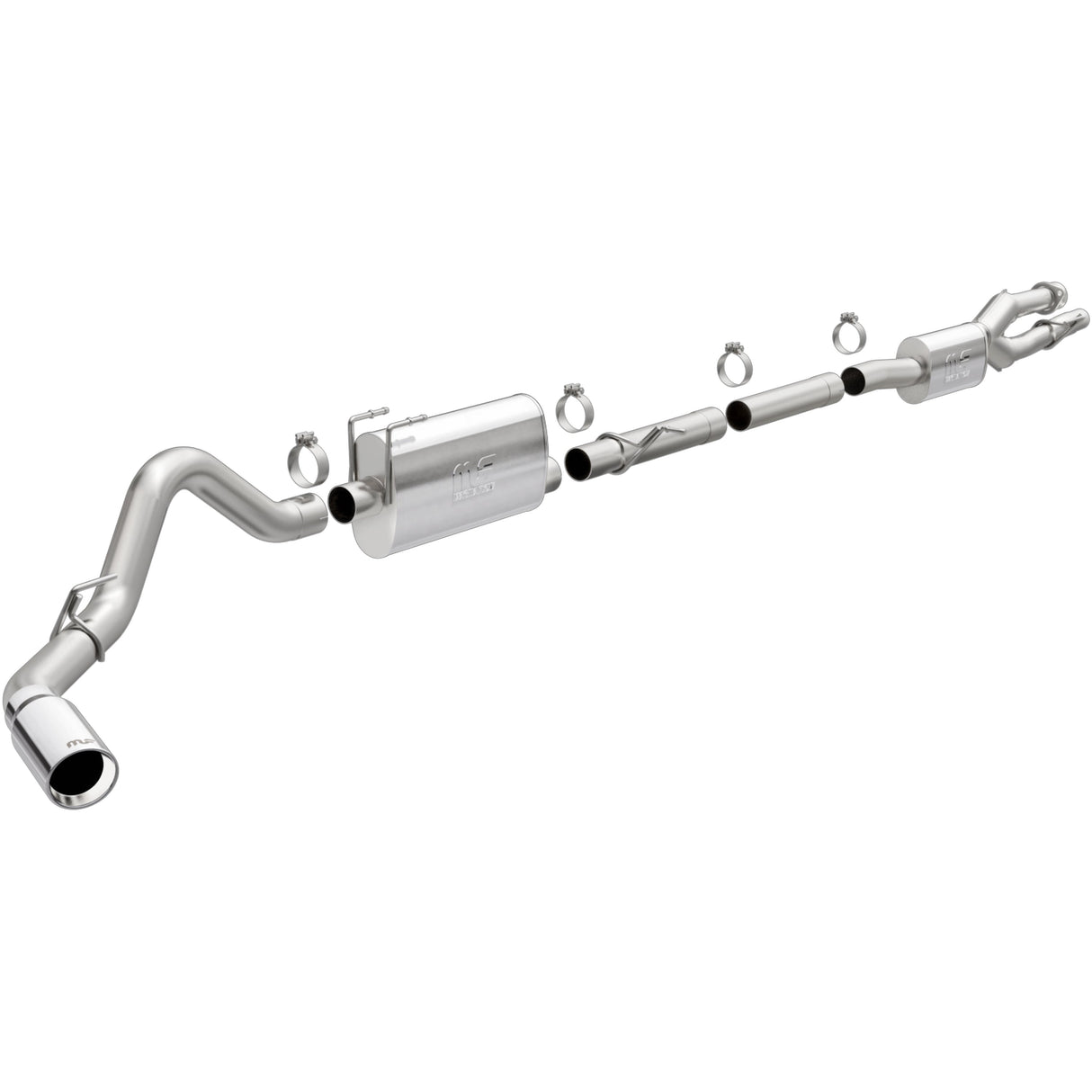 Street Series Stainless Cat-Back System MagnaFlow Exhaust Products Exhaust System Kit  AXOPROS